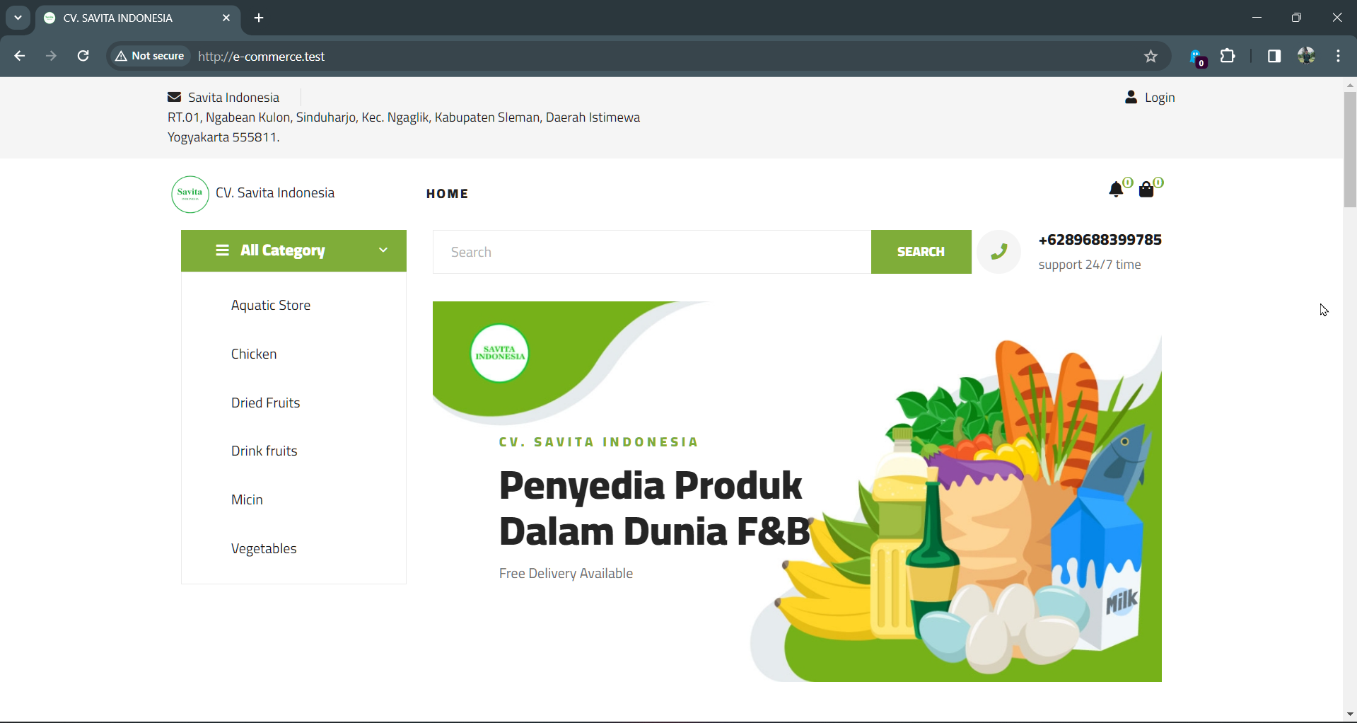 E-Commerce Platform - Laravel, MySQL, Bootstrap Project